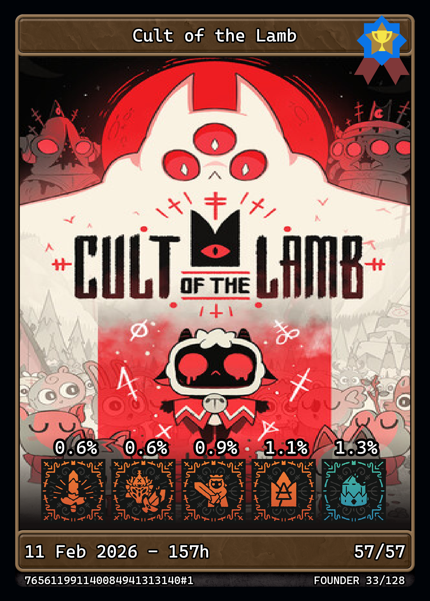 Completion Card back